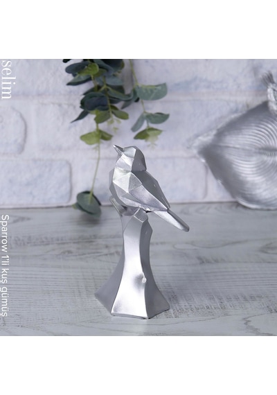 Sparrow 2'Li Kuş Gümüş