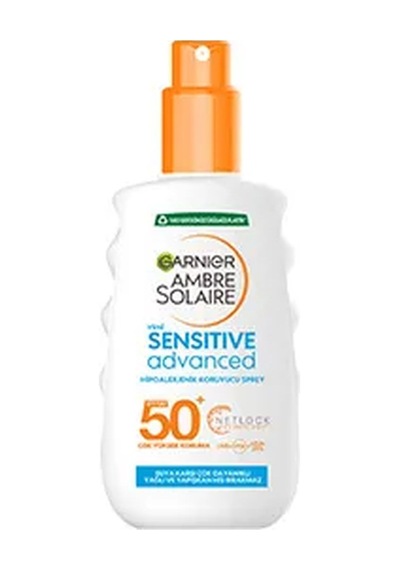 4 Adet Garnier Ambre Solaire Sensitive Advanced Hipoalerjenik Güneş Koruyucu Sprey Spf50+ 150ml
