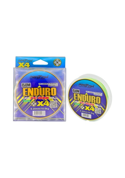 Portfish Enduro 4 Kat İp Misina 150 Mt Yeşil 0,06mm