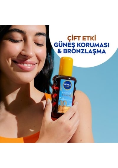 200 Ml Güneş Yağı, Yüksek Koruma Ve Bronzluk Sağlayan Formül