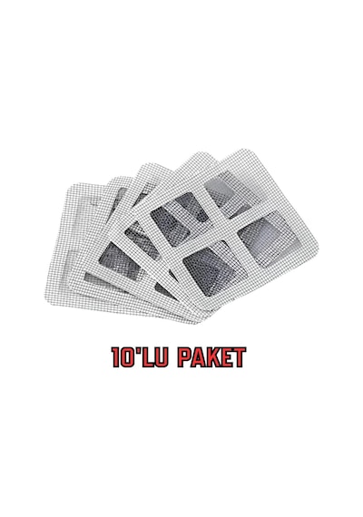 10'lu Tek Kullanımlık Banyo Gider Süzgeci Ve Sineklik Tamir Kiti