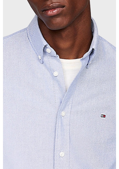 Tommy Hilfiger Erkek Gömlek Mw0mw35774 Cı0 Mavi Mavi