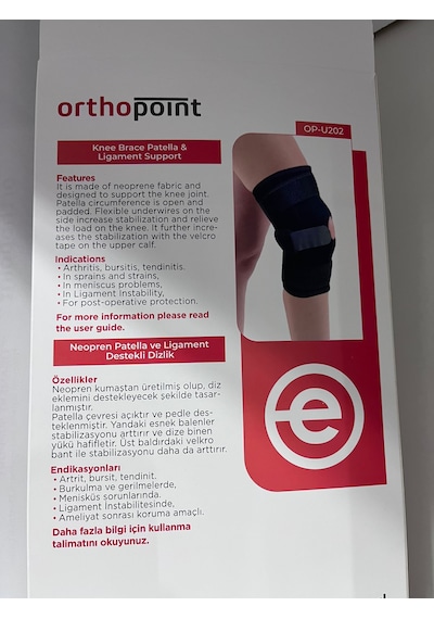 Patella Ligament Destekli Dizlik - Bedensiz