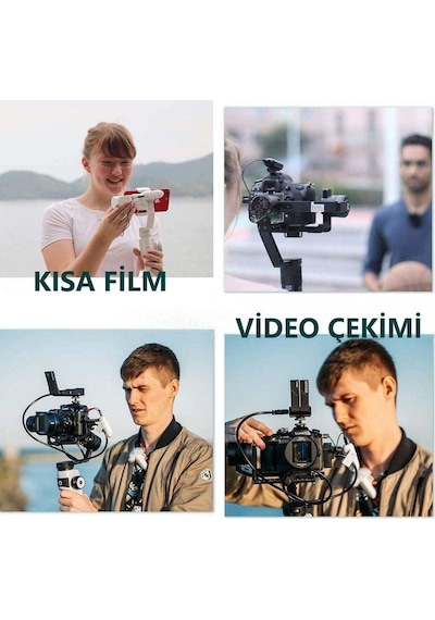 Lensgo 318C Siyah Kablosuz Tekli Yaka Mikrofonu Seti