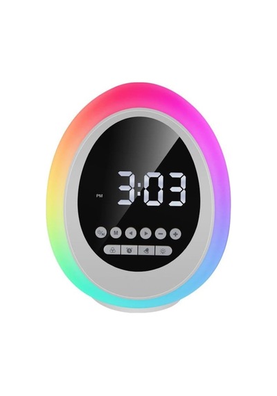 Çalar Saatli Bluetooth Hoparlör, Rgb Led Gece Lambası, Fm Radyo, Zamanlayıcı, Dokunmatik Ve Ayarlanabilir Işık, Usb Şarjlı Dijital Alarm Saati P13 Çalar Saatli Bluetooth Hoparlör, Rgb Led Gece Lambası, Fm Radyo, Zamanlayıcı, Dokunmatik Ve Ayarlanabilir Işık, Usb Şarjlı Dijital Alarm Saati P13