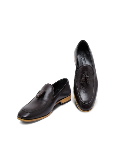 Ducavelli Tusa Hakiki Deri Erkek Klasik Ayakkabı, Loafer Klasik Ayakkabı