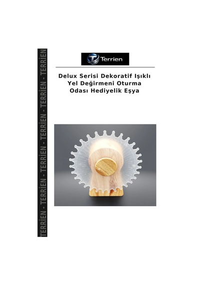 Delux Serisi Dekoratif Işıklı Yel Değirmeni Oturma Odası Hediyelik Eşya