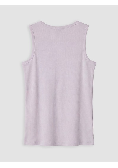 Lcw Comfort Lila Bisiklet Yaka Kadın Atlet