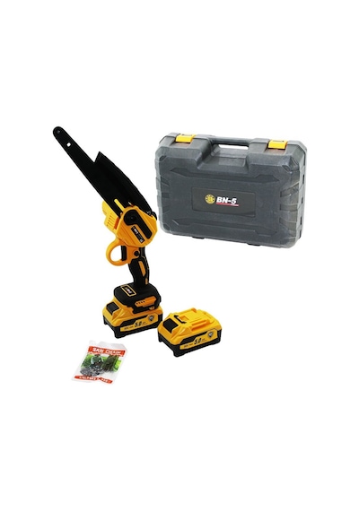 Bn-5 Budama Ve Dal Kesme Makinesi 36v 5.0ah 17000rpm Banco-500 2 Batarya Şarjlı Yağlı Pompalı