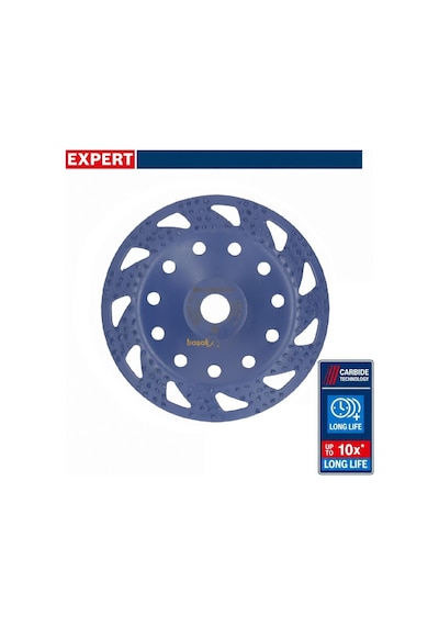 Bosch Expert 180 Mm Çok Amaçlı Karbür Taşlama Diski Kaba Konik 2608901749
