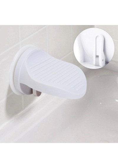 Banyo Ayak Dayanağı Pedalı Beyaz