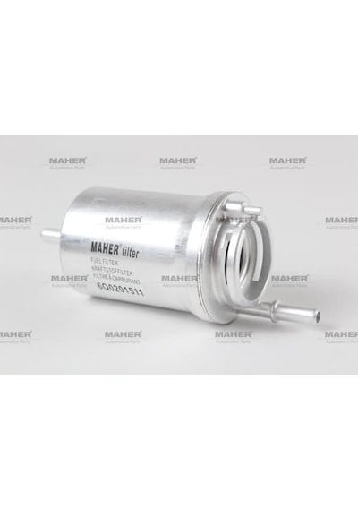 MAHER 13410 Yakıt Filtresi (Benzin) Polo Fabia A3 Golf5 Jetta Cordoba 02= 1.4 16V-1.6-1.6 16V Bby-Bky-Bbz-Bgu-Blf-Blp-Bme-Bse (4 Bar) Subapsız