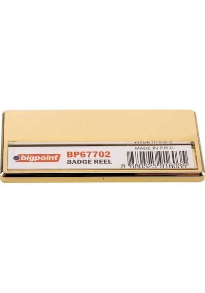 Bigpoint Metal Mıknatıslı Isimlik Gold N11.717