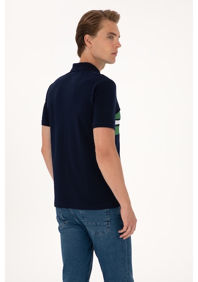U.S. Polo Assn. Erkek Regular Fit Lacivert Polo Yaka Tişört 50306808-VR033
