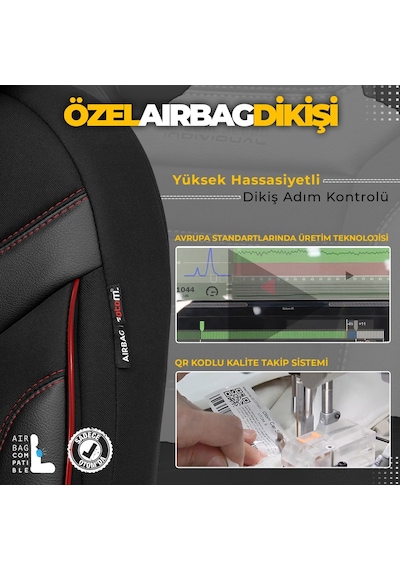Otom Individual Design Ekstra Destekli Oto Koltuk Kılıfı - 550061876
