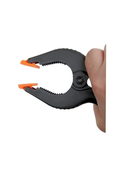 Mandal Tipi 21 CM Yaylı Kıskaç Tahta Perde Tutucu 9 İnç