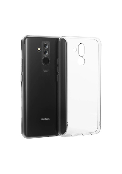 Newface - 84 - Huawei Mate 20 Lite Kılıf Lüx - Kmrsfres - Şeffaf Silikon