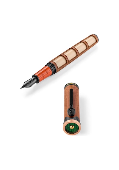 Montegrappa Ode To Bag End Hobbiton Handcraft Dolma Kalem - F Uç Kahverengi