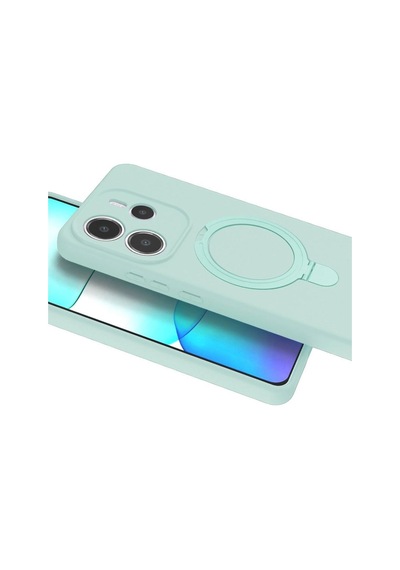 Redmi Note 14 4g Regal Magsafe Standlı Kapak - Su Yeşili