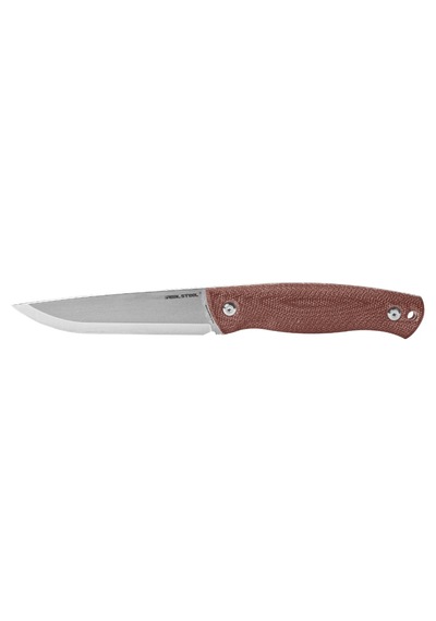 Real Steel Pathfinder Mikarta Sap 14c28n Çelik Kamp Bıçağı 3851b Kum