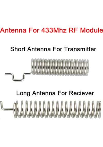 433Mhz Rf Alıcı Verici Rx470C + Wl102 + Antenler 20 - 200 Metre