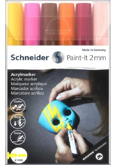 Schneider 310 Akrilik Markeri 2 MM Set/3-120197 Scm520