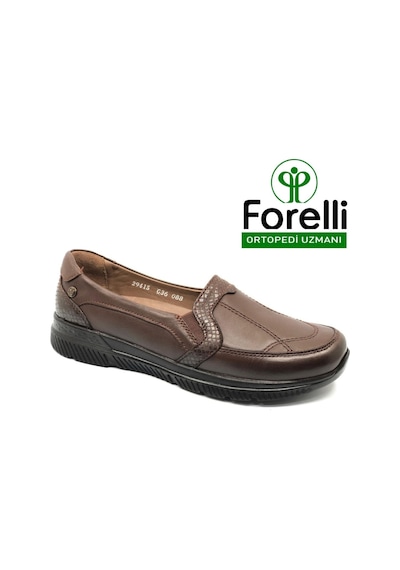 Forelli Dilmen Hakiki Deri Ortopedik Comfort Kadın Casual Ayakkabı Taba