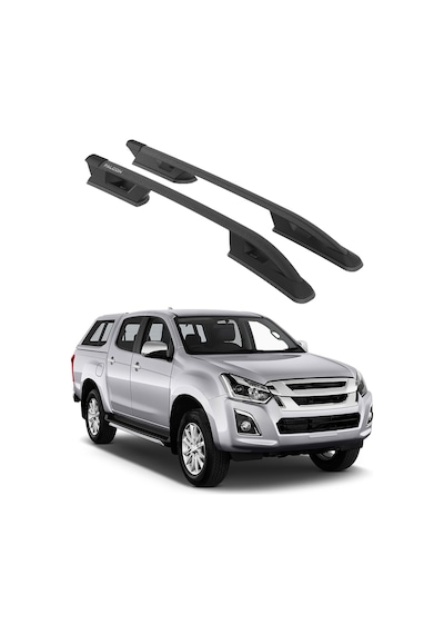Isuzu D-max Rt85 2016-2019 Turtle Falcon Tavan Çıtası Siyah