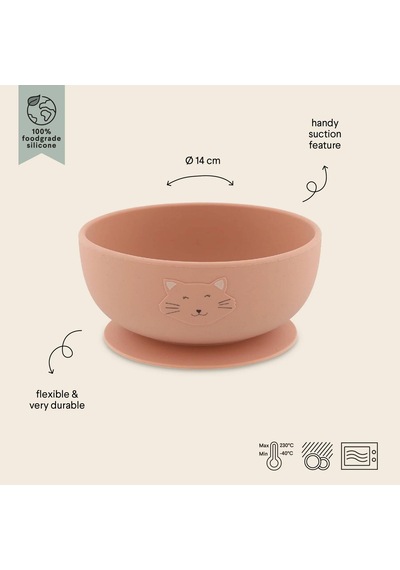 Trixie Mrs.cat Silikon Vakumlu Kase 96-452 Pembe
