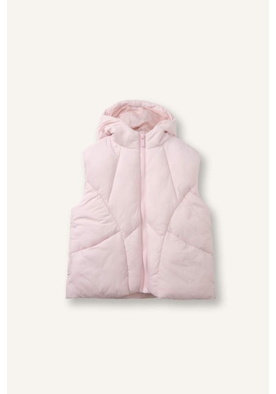 Defacto Kapüşonlu Açık Pembe Şişme Yelek Kız Bebek G9334a526aupn38 Pembe-pn38