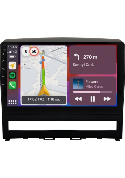 Fiat Albea Android Multimedya Sistemi 2005-2013 4gb Ram, 64gb Hafıza, Bluetooth, Carplay & Android Auto Kamera  9"