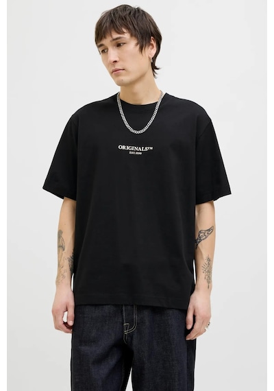 Jack & Jones Erkek Jorıslıngton Bisiklet Yaka Kısa Kollu %100 Pamuk T-shirt 12273157 Siyah Siyah Jack & Jones Erkek Jorıslıngton Bisiklet Yaka Kısa Kollu %100 Pamuk T-shirt 12273157 Siyah Siyah