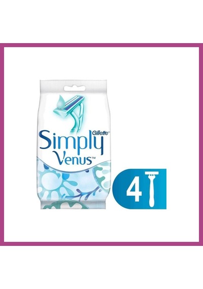 Gees Global Simply Venüs 2 Bıçak 4lü Poşet Gbzs