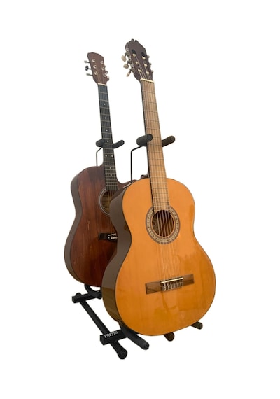 Presto Caries Value Çoklu 2'li İkili Klasik Akustik Elektro Gitar Enstrüman Sehpası Standı Prs-02/2d