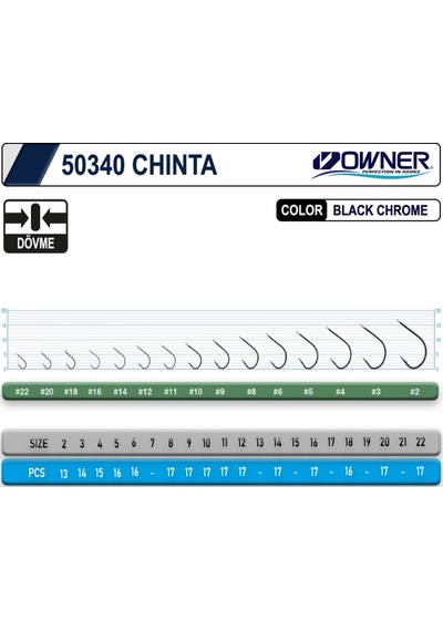Owner 50340 Chinta Gun Siyah Iğne