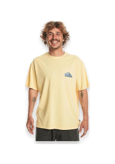 Quiksilver Eqyzt07654 Take Us Back Logo Ss Sarı Erkek T-shirt Sarı