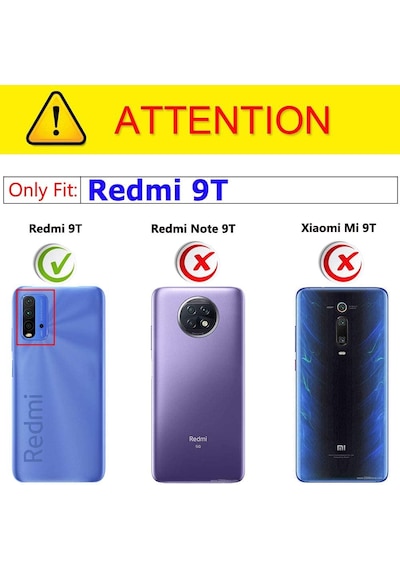 Teknomoda Xiaomi Redmi 9T 360 Kılıf Şeffaf Ön Arka Korumalı Silikon