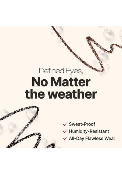 Clıo Suya Dayanıklı, Gün Boyu Kalıcı Kalem Eyeliner Extreme Gelpresso Pencil Liner 01 Black Brown Diğer