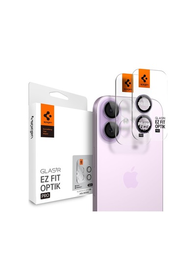 İphone 17/16 Plus / 16 İle Uyumlu Kamera Lens Koruyucu Cam Kolay Kurulum Glas.tr Ez Fit Optik Pro 2 Adet Purple - Agl10127