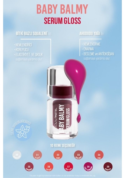 Pastel Show By Baby Balm Serum Gloss 38 Love Bomb Dudak Parlatıcısı 38