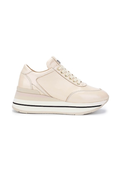 Tamer Tanca Kadın Hakiki Deri Bej Rugan Sneakers & Spor Ayakkabı 923 1200 Bn Ayk Y25 Bej Rgn Bej