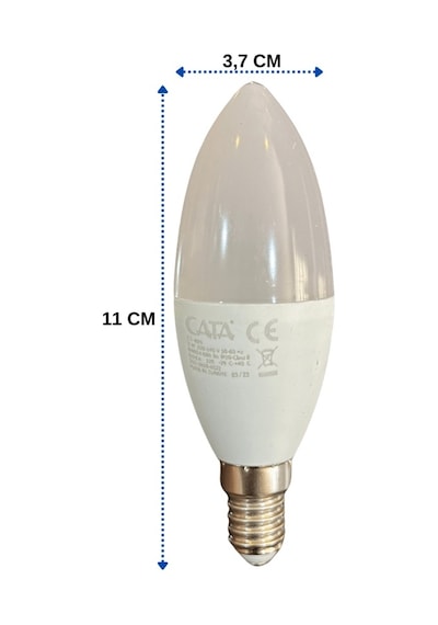 Cata Ct-4079 7w 6400k Beyaz Işık E14 Duylu Led Buji Ampul 10 Adet