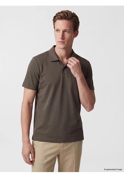 LC Waikiki Southblue Haki Polo Yaka Erkek Tişört Khakı