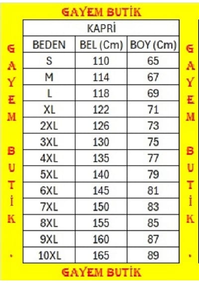 Akt Gayem Butik Premium Kapri S-2xl Siyah