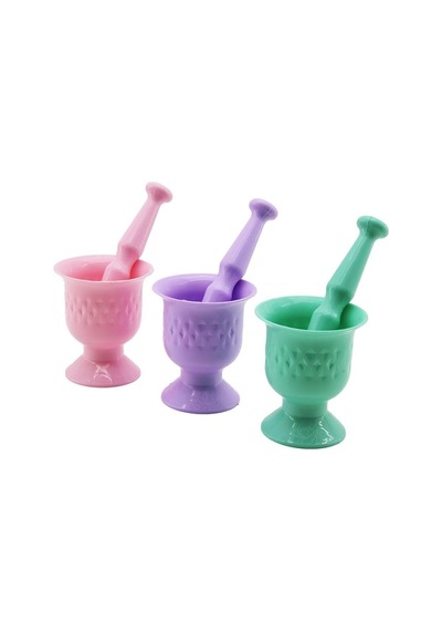 Chermik Urve Ur-3116 Renkli Plastik Havan & Mortar Sarımsak Dövecek 36