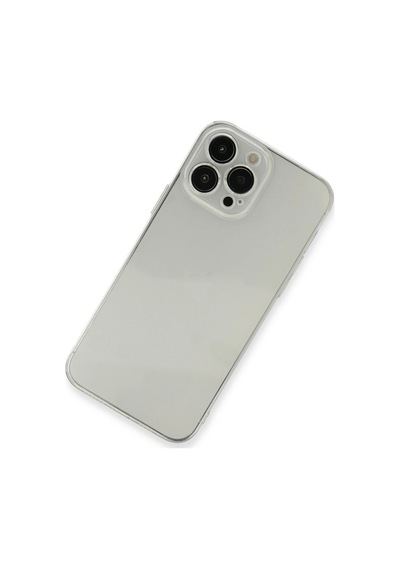 Cosmotex Newface Apple iPhone Uyumlu  13 Pro Max Kılıf Fly Lens Silikon - Şeffaf