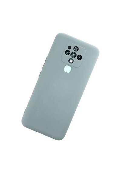Newface Tecno Camon 16 Kılıf Nano İçi Kadife Silikon - Buz Mavisi