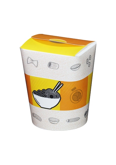 Karton Noodle Kutusu 16 oz - 50 Adet