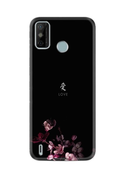 Tecno Spark 6 Go Kılıf Silikon Desen Özel Seri Love 1629