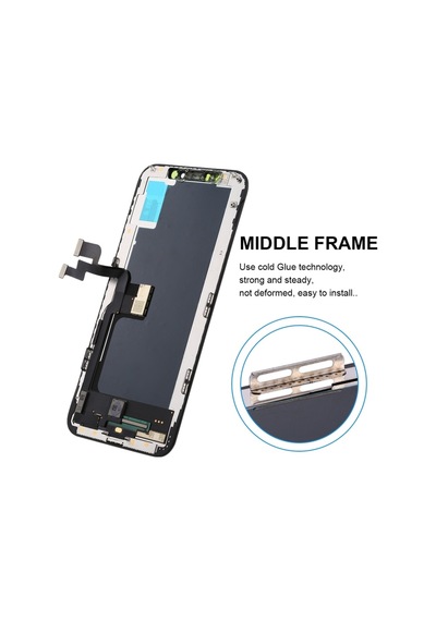 Sayısallaştırıcı Tam Montajlı Apple Uyumlu iPhone Xs Jk Tft Lcd Ekran